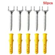 50PCS Seamless Nails Double-Headed Screw Solid Wood Baseboard Seamless Naidn