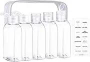 Travel Size Bottles - Leakproof Liquid Containers - 100ml Lightweight Leakproof Travel Size Bottles for Shampoo Conditioner Cosmetics