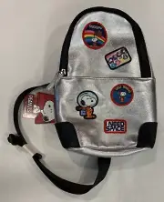 Classic Silver Snoopy “I Need Space” “Space Traveler” Backpack Bag Patches