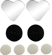 Gcerfby Blind Spots Mirrors for Car - 1 Pair Blind Spots Mirror in Cute Heart Shape - Rearview Mirror for Car Accessories