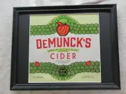DEMUNCK'S BELGIUM STYLE HARD CIDER BEER SIGN #1266