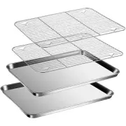 stainless steel baking tray Bakeware for Even Baking - USA Made Cookie Sheet ...