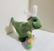 Animated Easter Egg Drop Dinosaur Floppy Ears Plush Musical Toy Music Tunes