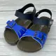 ［出清品］《布布童鞋》台灣製超輕量柔軟藍色歐風兒童涼鞋(16公分)