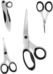 Premium Tailor Scissors Titanium Soft Grip Sewing Scissors Set for Fabric