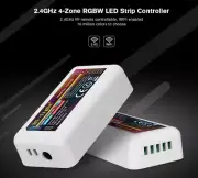2.4G 4 Zone WIFI RF Remote Controller DC 12-24V for 5050 RGBW LED Strip Light