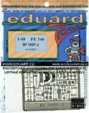 EDUFE346 1:48 Eduard Color Zoom PE - Bf109F-2 (ICM kit) #FE346