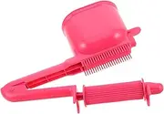 ERINGOGO Dye Brush Hair Applicator Brush Hair Color Bowl Hair Dye Supplies Hair Color Applicator Color Applicator Brush Hair Dye Applicator Brush Hair Dyeing Comb Rosy Plastic