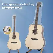 Universal Transparent Folk Guitar Bag Protector Dust Cover Moisture-Proof Bag