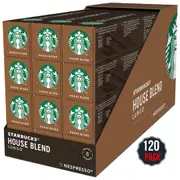 Starbucks by Nespresso Coffee Capsules 120 Pack House Blend