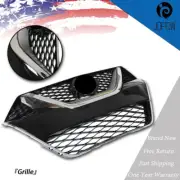 Front Bumper Grille Grill Kit For 2016 - 2017 Nissan Maxima Chrome & Black Mesh