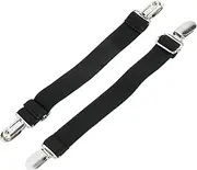MOTORCYCLE PANT LEG CLAMPS ADJUSTABLE BOOT STRAPS CLIPS ELASTIC LEG STRAPS FOR WALKING RIDING HORSE BIKES