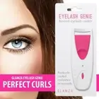 Glamza Women's White Heated Eyelash Curler With Microchip Controlled Temperature
