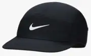 Nike Dri-FIT Adv Fly Unstructured Swoosh Logo 5 Panel Running Cap M/L FREE SHIP