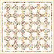PRUDENCE - 85" x 85" - Quilt-Addicts Pre-cut Patchwork Quilt Kit Queen`