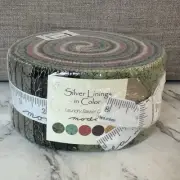 Moda Silver Linings In Color Laundry Basket Quilts Jelly Roll 2.5" Fabric Sealed