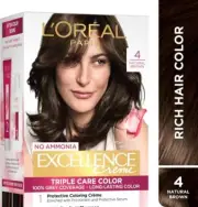L'Oréal Paris Excellence Creme Hair Colour |upto 100% Grey Coverage 4,brown