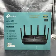 NEW FACTORY SEALED TP-Link Archer AX4400 Mesh Dual Band 6-Stream Router - Black