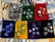 Dungeons And Dragons Dice Set 7 Bags Of 7 Dice Each