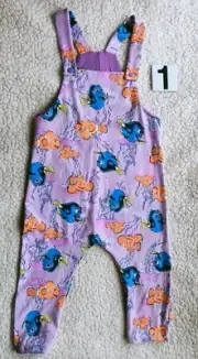 Bonds X Custom Made Overalls. Purple Nemo Size 1 . Brand New