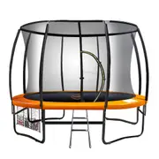 Kahuna 10 ft Trampoline Outdoor Round Spring Mad Mat Net Ladder