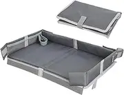 Travel Tray Cover – Airplane Mat, Foldable Table | Snack Desk for Preschoolers, Activity Board for Road Trips, Train Ride Travel Gear, Flying Supplies for Boys and Girls, Portable Play