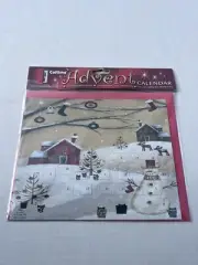 Vintage Advent Calender Caltime A801 “Snowtime” Made In England - New HTF