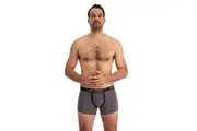 12 X Mens Jockey Chafe Proof Pouch Black/Grey Underwear