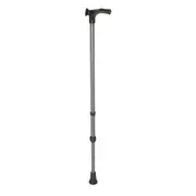Rebotec Handy, Walking Stick With Anatomic Shaped Handle, Grey, Left
