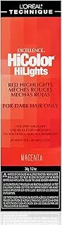 L'oreal Excellence Hicolor, Red Magenta Highlights, 1.2 Ounce