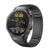 Folding Clasp Titanium Strap For Huawei Watch GT 5 Pro 46mm Black