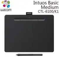 在飛比找PChome24h購物優惠-Wacom Intuos Basic Medium 繪圖板 