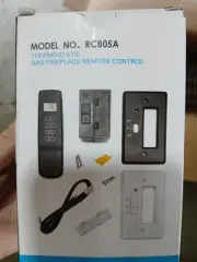 Gas Fireplace Remote Control Kit,Thermostatic On/Off Remote Control Set for Mill