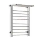 Electric Heated Towel Rail Rack 14 Bars Wall Mounted Clothes Dry Warmer Devanti
