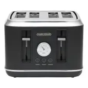 Morphy Richards x Belling 4 Slice Home Toaster Colour Edition Boutique Black