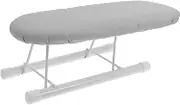 IMIKEYA Portable Folding Ironing Stand with Heat Resistant Cover Compact Ironing Board for Home Dorm and Travel for Sleeves Collars and Pants