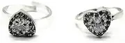 [Generic] 925 Sterling Silver Toe Rings, 4.5g, 1 Pair