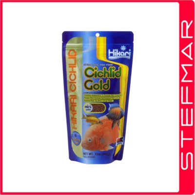 4 x Hikari Sinking Cichlid Gold 342g MINI Pellet 3-4mm