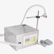 Liquid Filling Machine, Automatic Quantitative Bottle Filler, Single Head Bottle Filler Machine, for Beverage, Alcohol, Vinegar, Milk, Perfume