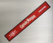 CAPTAIN MORGAN SPICED RUM #LIKEACAPTAIN RAIL BAR MAT RUNNER BEER COASTER NEW