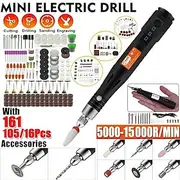 15000RPM Mini Drill Electric Drill Handheld USB Engraving Pen Polishing Machine With Dremel Rotary Tool Accessories DIY Tools