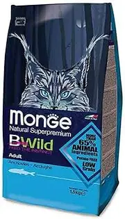 MONGE Bwild Cat Adult Steel KG. 1.5 Dry Cat Food