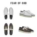 【MR.W】FEAR OF GOD X ERMENEGILDO ZEGNA 純皮 麂皮 繫帶 男士休閒 平底鞋 板鞋