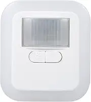 LED Plug-in Motion Sensor Light Wall Night Lamp with Brightness & 30s/60s/90s/120s Lighting Time Adjustable for Living Room Bedroom Stairs AC110-240V GTRH