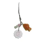 Resin Camera Strap Creative Fish Shape Key Rings Stylish Phone Pendant for Key