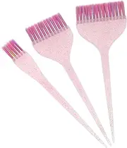 MERRYHAPY Hair Dyeing Brush Set 3pcs Long Handle Brushes for Easy Hair Application