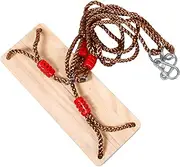 Kisangel Wooden Swing Seat Replacement for Boys and Girls Outdoor Swing for Backyard
