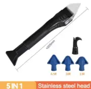 Silicone Scraper Glue Remover Knife Angle Beauty Crevice Spatula Tool Grout Scra