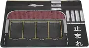 1/64 Scale Parking Lot Mini Diecast Garage Nonslip Car Scene Mat Model Vehicle Parking Mouse Pad for Desktop Decor Collection, 30x25cm