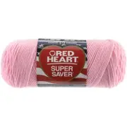 Red Heart Super Saver Yarn-Petal Pink E300B-373